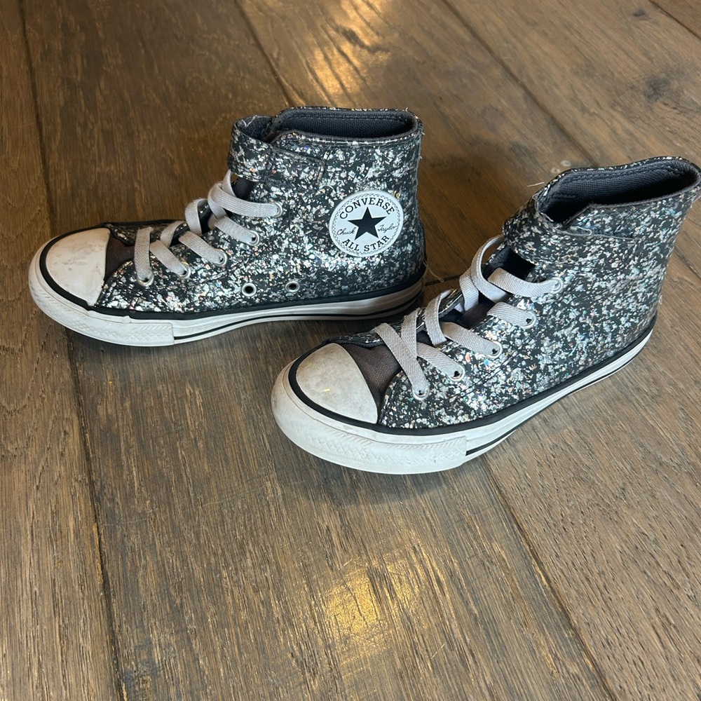 Converse All Star Glitter Kids High-Top Sneakers